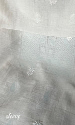 将图像加载到图库查看器中, Women's Lakhnavi Handcrafted Unstitched Mul Chanderi Kurta And Dupatta Set - HONC0323592