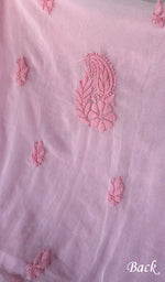 将图像加载到图库查看器中, Women's Lucknowi Handcrafted Faux-Georgette Chikankari Suit Material - HONC0277966