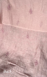 将图像加载到图库查看器中, Women's Lakhnavi Handcrafted Mul Chanderi Unstitched Kurta And Dupatta Set- HONC0280885