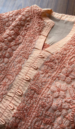 Load image into Gallery viewer, Women's Lakhnavi Handcrafted Cotton Chikankari Kurti - HONC058524