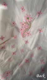 Load image into Gallery viewer, Rumaiza Women's Lakhnavi Handcrafted Unstitched Cotton Chikankari Suit Material - HONC0291819