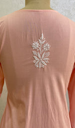 Load image into Gallery viewer, Cotton Pink Lucknowi Chikankari kurta