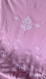 将图像加载到图库查看器中, Women's Lakhnavi Handcrafted Modal Cotton Chikankari Suit Material - HONC0275941