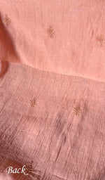 将图像加载到图库查看器中, Women's Lakhnavi Handcrafted Mul Chanderi Unstitched Kurta And Dupatta Set - HONC0280839