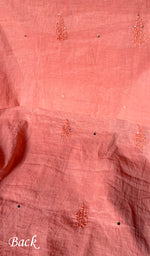 将图像加载到图库查看器中, Women's Lakhnavi Handcrafted Mul Chanderi Chikankari Full Suit Material - HONC0282289