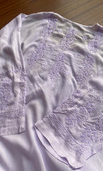 将图像加载到图库查看器中, Women's Lucknowi Handcrafted Modal Cotton Chikankari Kurti - HONC0264912