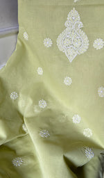 Load image into Gallery viewer, Women's Lakhnavi Handcrafted Unstitched Cotton Chikankari Suit Material - HONC0294563