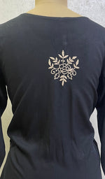 将图像加载到图库查看器中, Women's Lakhnavi Handcrafted Modal Cotton Chikankari Top -HONC0159359