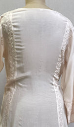 将图像加载到图库查看器中, Pari Women's Lucknowi Handcrafted Muslin Chikankari Kurti - HONC0204771