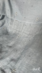 Load image into Gallery viewer, Women's Lucknowi Handcrafted Chanderi Silk Chikankari Kurta Dupatta Set - HONC095944