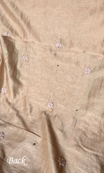 Load image into Gallery viewer, Baseema Women's Lucknowi Handcrafted Chanderi Silk Chikankari Full Suit Material - HONC0290039