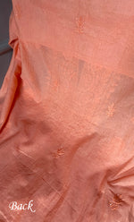 Load image into Gallery viewer, Women's Lakhnavi Handcrafted Mul Chanderi Unstitched Chikankari Full Suit Material - HONC0307155