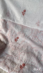 Load image into Gallery viewer, Women's Lakhnavi Handcrafted Maheshwari Mul Chanderi Unstitched Kurta And Dupatta Set - HONC0271872