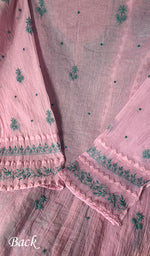 Load image into Gallery viewer, Women's Lakhnavi Handcrafted Mul Chanderi Unstitched Kurta And Dupatta Set - HONC0296163