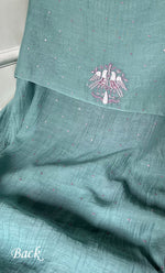 Load image into Gallery viewer, Women's Lakhnavi Handcrafted Mul Chanderi Unstitched Kurta And Dupatta Set - HONC0302233