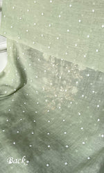 将图像加载到图库查看器中, Women's Lakhnavi Handcrafted Mul Chanderi Unstitched Chikankari Full Suit Material - HONC0311949