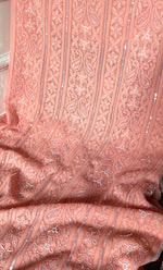 Load image into Gallery viewer, Women's Lakhnavi Handcrafted Viscose Georgette Chikankari Full Suit Material - HONC0299909
