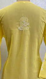 Load image into Gallery viewer, Naira Women's Lucknowi Handcrafted Cotton Chikankari Kurti - HONC0164390