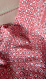 Load image into Gallery viewer, Women's Lakhnavi Handcrafted Unstitched Cotton Chikankari Suit Material - HONC0351187