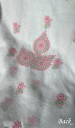 将图像加载到图库查看器中, Misba Women's Lakhnavi Handcrafted Cotton Chikankari Suit Material - HONC0291808