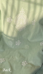 Load image into Gallery viewer, Alayna Women's Lakhnavi Handcrafted Unstitched Cotton Chikankari Suit Material - HONC0294569