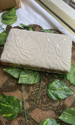 Load image into Gallery viewer, Chikankari Embroidered Clutch - HONC0313587