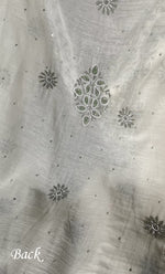 Load image into Gallery viewer, Women's Lakhnavi Handcrafted Mul Chanderi UnStitched Kurta And Dupatta Set - HONC0314858