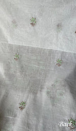 Load image into Gallery viewer, Women's Lakhnavi Handcrafted Mul Chanderi Unstitched Kurta And Dupatta Set - HONC0256377