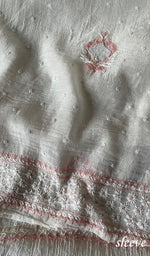 Load image into Gallery viewer, Junoon Women's Lakhnavi Handcrafted Mul Chanderi Unstitched Kurta And Dupatta Set - HONC0266445