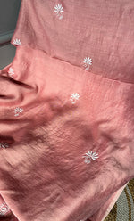 Load image into Gallery viewer, Women's Lakhnavi Handcrafted Munga Silk Chikankari Kurta And Dupatta Set- HONC0278877