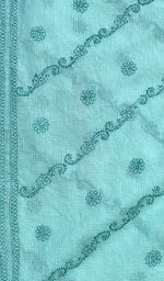 Load image into Gallery viewer, Women's Lucknowi Handcrafted Kota Cotton Chikankari Dupatta - HONC0120284