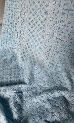 Load image into Gallery viewer, Vamika Women's Lucknowi Handcrafted Faux-Georgette Unstitched Chikankari Suit Material - HONC0330341