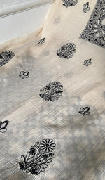 Load image into Gallery viewer, Women's Lakhnavi Handcrafted Mul Chanderi Unstitched Kurta And Dupatta Set - HONC0374249