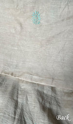 Load image into Gallery viewer, Women's Lakhnavi Handcrafted Munga Silk Chikankari Kurta And Dupatta Set - HONC0251544