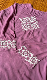 将图像加载到图库查看器中, Women's Lucknowi Handcrafted Modal Cotton Chikankari Kurti - HONC0301054