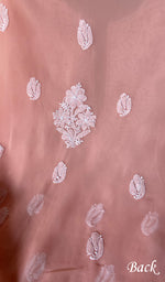 将图像加载到图库查看器中, Women's Lucknowi Handcrafted Faux-Georgette Chikankari Suit Material - HONC0263012