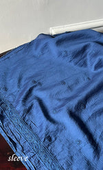 将图像加载到图库查看器中, Lucknowi Handcrafted Chanderi Silk Chikankari Unstitched Unisex Kurta Fabric - HONC0288637