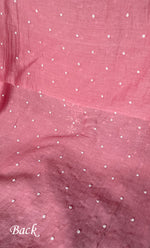 Load image into Gallery viewer, Women's Lakhnavi Handcrafted Mul Chanderi Unstitched Chikankari Full Suit Material - HONC0311943