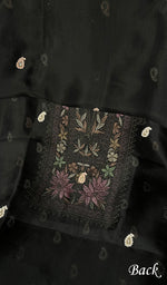 Load image into Gallery viewer, Amara Women's Lakhnavi Handcrafted Pure Organza Chikankari Unstitched Kurta And Dupatta Set - HONC0258852