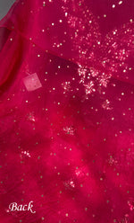 将图像加载到图库查看器中, Marifa Women's Lakhnavi Handcrafted Pure Organza Chikankari Unstitched Kurta And Dupatta Set- HONC0290692