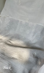 Load image into Gallery viewer, Women's Lakhnavi Handcrafted Maheshwari Mul Chanderi UnStitched Kurta And Dupatta Set - HONC0288349