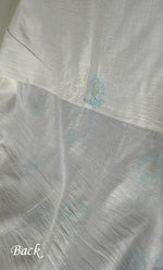 将图像加载到图库查看器中, Anvika Women's Lakhnavi Handcrafted Chanderi Silk Unstitched Kurta And Dupatta Set - HONC0321988