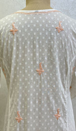 将图像加载到图库查看器中, Gulshan Women's Lucknowi Handcrafted Cotton Chikankari Kurti - HONC0159604