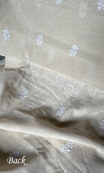 Load image into Gallery viewer, Women's Lakhnavi Handcrafted Cotton Chikankari Kurta And Kurta Dupatta Set - HONC0302852