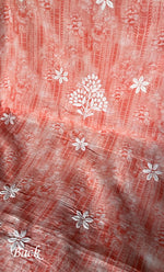 Load image into Gallery viewer, Women's Lakhnavi Handcrafted Cotton Chikankari Kurta And Kurta Dupatta Set - HONC0312684