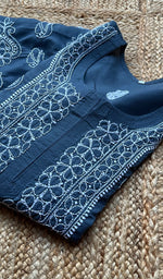 Load image into Gallery viewer, Women's Lucknowi Handcrafted Cotton Chikankari Kurti - HONC0273983