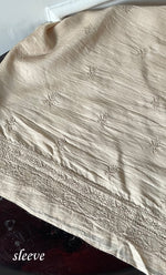将图像加载到图库查看器中, Lucknowi Handcrafted Munga Silk Chikankari Unstitched Men's Kurta Fabric - HONC0302372