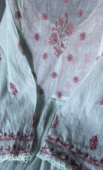 Load image into Gallery viewer, Women's Lakhnavi Handcrafted Mul chanderi Semi -Stitched Kurta And Dupatta Set - HONC0276225