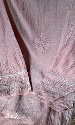 将图像加载到图库查看器中, Women's Lakhnavi Handcrafted Mul Chanderi Semi - Stitched Kurta And Dupatta Set - HONC0284752