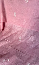 Load image into Gallery viewer, Women's Lakhnavi Handcrafted Mul Chanderi Unstitched Kurta And Dupatta Set - HONC0296490